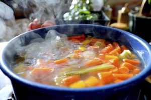 warm food