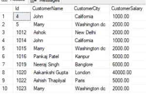 How to create a stored procedure with an input parameter