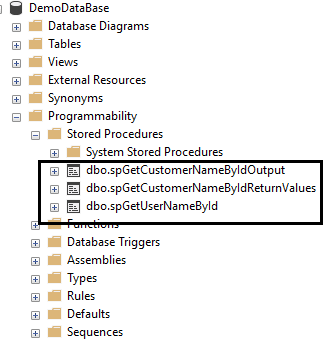 How to Create stored procedure with input parameters Step By Step