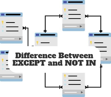 Difference Between EXCEPT and NOT IN