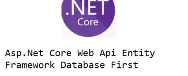 crud operations in asp.net core web api and entity framework database first