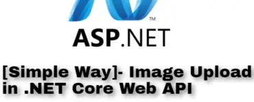 Image Upload in NET Core Web API
